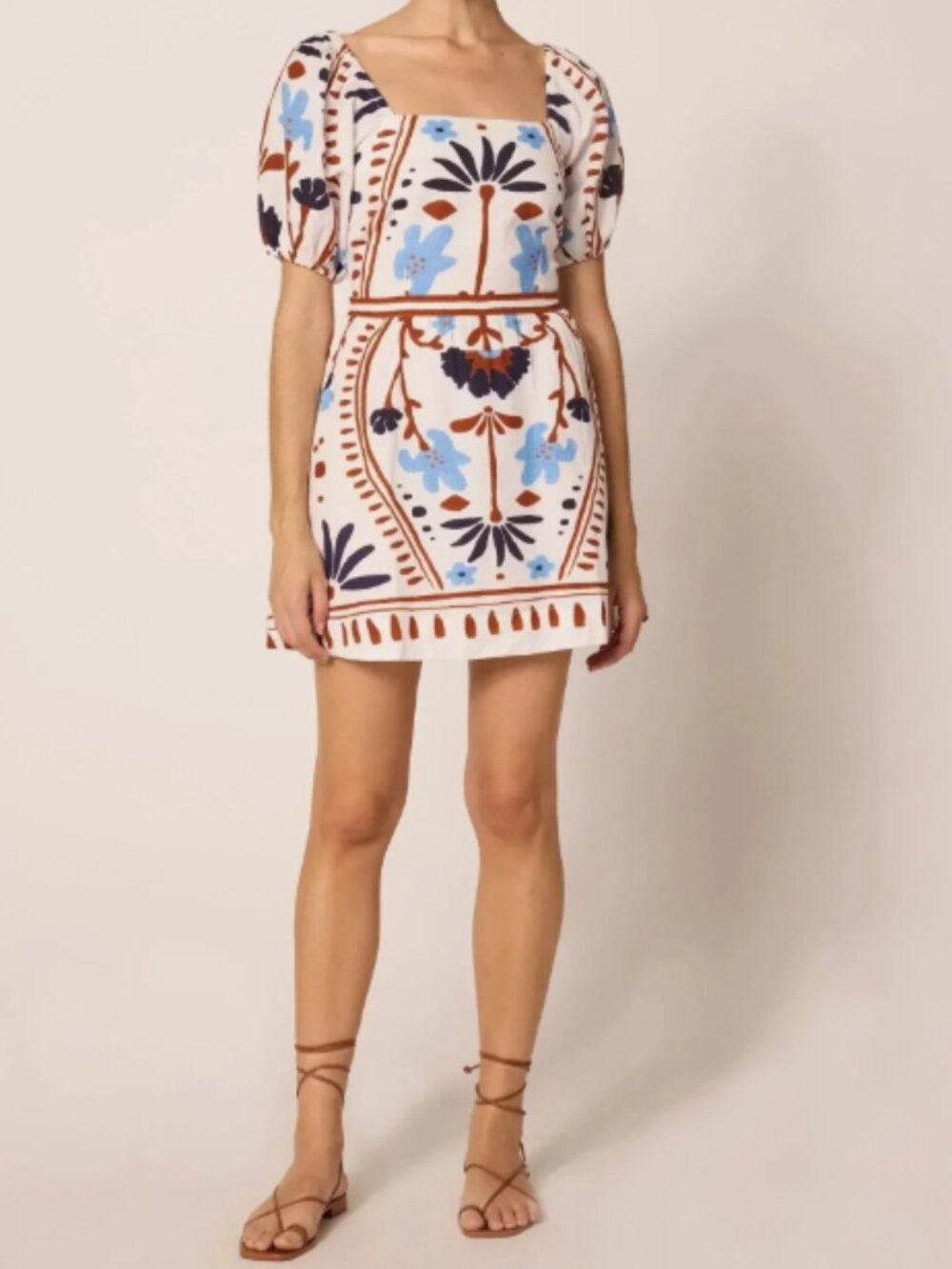 Cleobella Mariana Mini Dress in Liliana Print NWT Medium